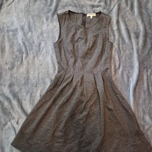 Monteau Charcoal Sleeveless Mini Dress